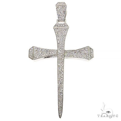 Medium Diamond Nail Cross (Lab) 68692 - Image 1