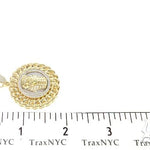 Diamond Pharaoh King Tut Pendant Franco Link Chain Set 65137 - Image 8