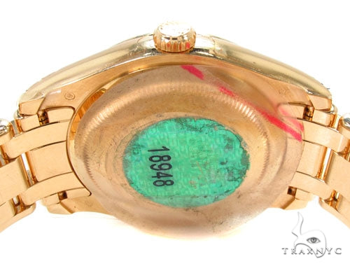 Diamond Rolex Day-Date Masterpiece 18K Gold Watch 36603 - Image 10