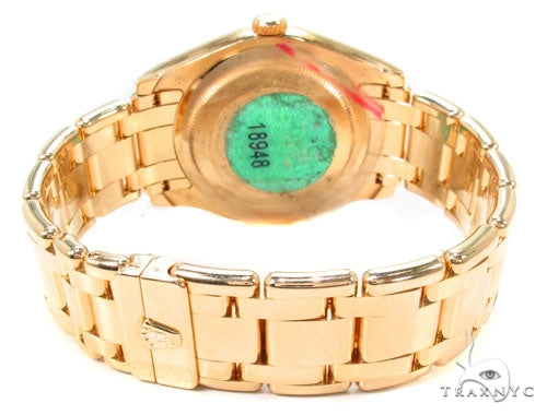 Diamond Rolex Day-Date Masterpiece 18K Gold Watch 36603 - Image 11