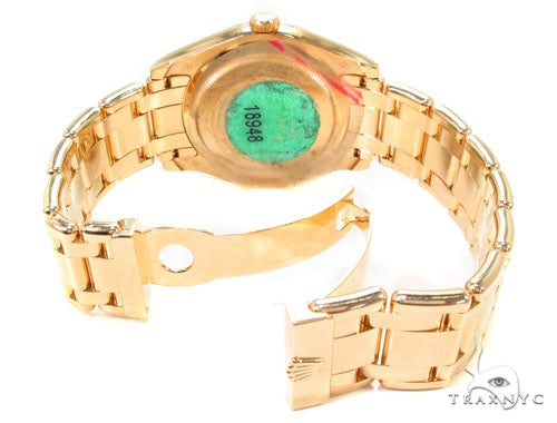 Diamond Rolex Day-Date Masterpiece 18K Gold Watch 36603 - Image 12