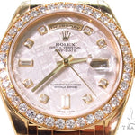 Diamond Rolex Day-Date Masterpiece 18K Gold Watch 36603 - Image 1