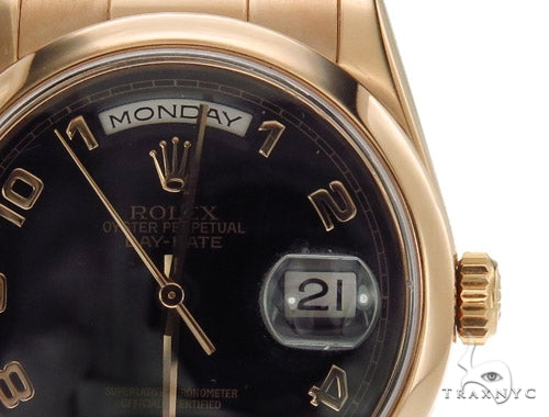 Rolex Day Date President Rose Gold 118205 44440 - Image 5