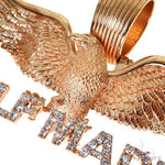 Diamond Self Made Eagle Pendant 67657 - Image 3