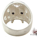 Mens Silver Skull Ring 31329 - Image 6