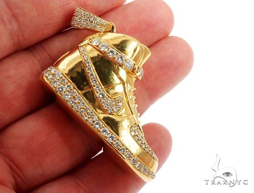 Diamond Sneaker Shoe Pendant 64735 - Image 6