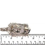 Diamond Spikes Crown Jesus Head Pendant 69149