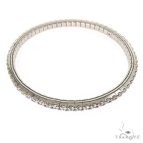 Diamond Stretch Bangle Bracelet 69889 - Image 2
