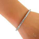 Diamond Stretch Bangle Bracelet 69889 - Image 3