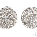 14K Gold Diamond Earrings 64174 - Image 3
