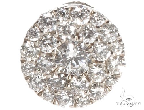 14K Gold Diamond Earrings 64174 - Image 4