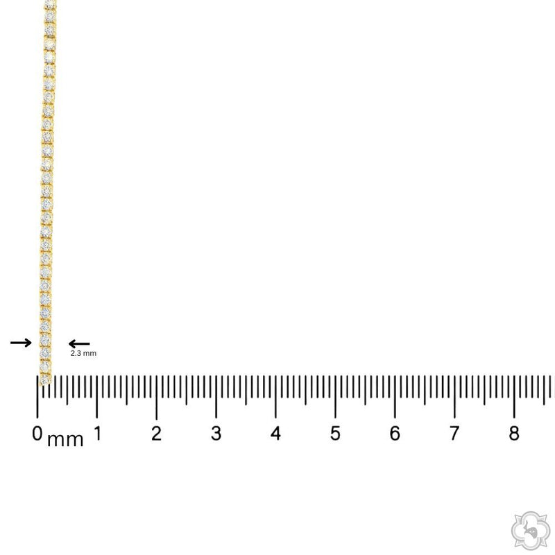 Diamond Tennis Chain 22 Inch 2.3mm 70837 - Image 5