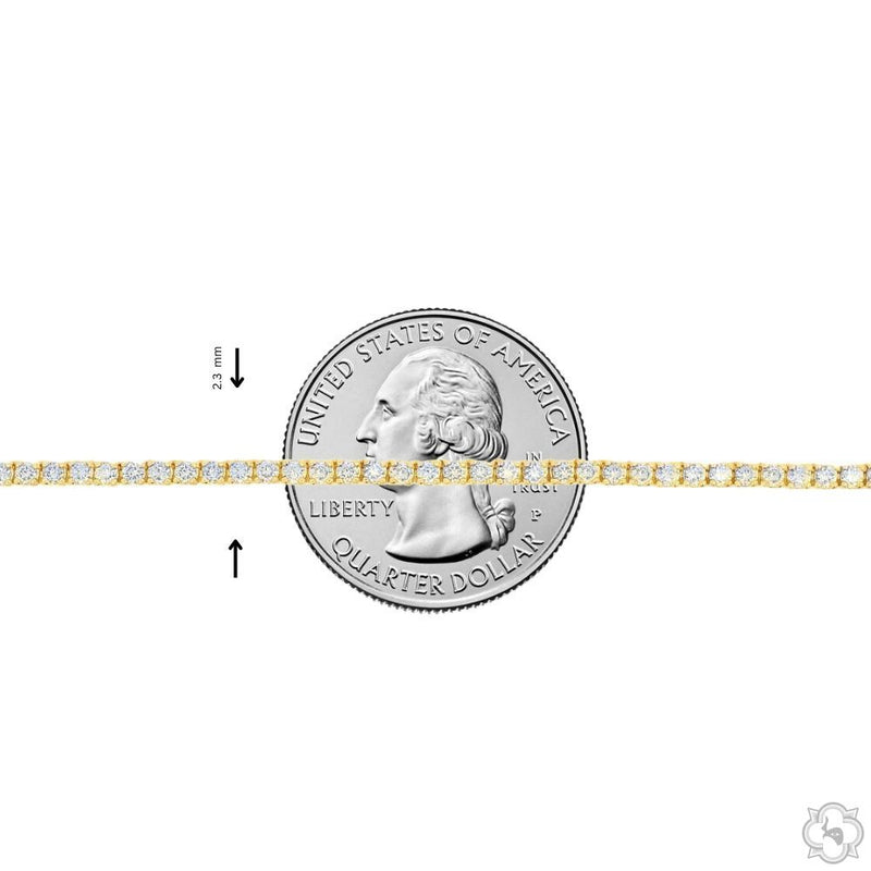 Diamond Tennis Chain 22 Inch 2.3mm 70837 - Image 6