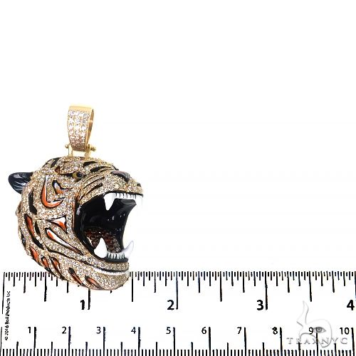 Diamond Tiger Head Pendant 69146 - Image 4