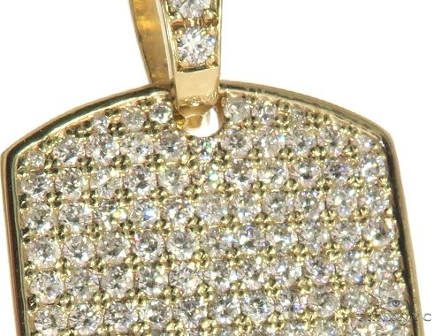 Diamond Triangle Dog Tag Pendant 45572 - Image 4