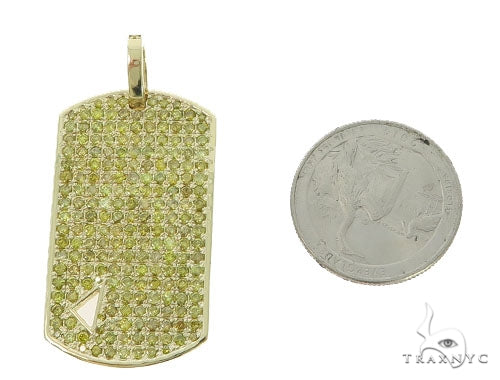 Diamond Triangle Dog Tag Pendant 45573 - Image 5