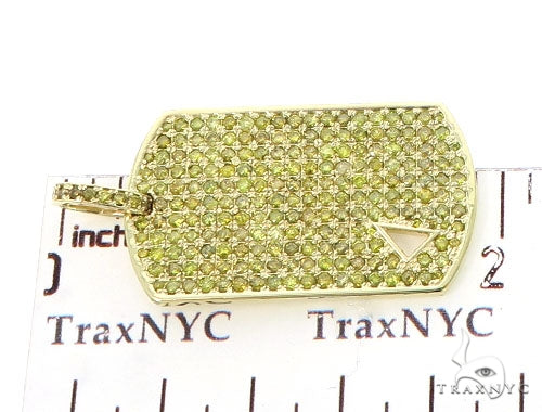 Diamond Triangle Dog Tag Pendant 45573 - Image 6