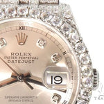 Custom Fully Iced Out Datejust Rolex Watch 64126 - Image 3