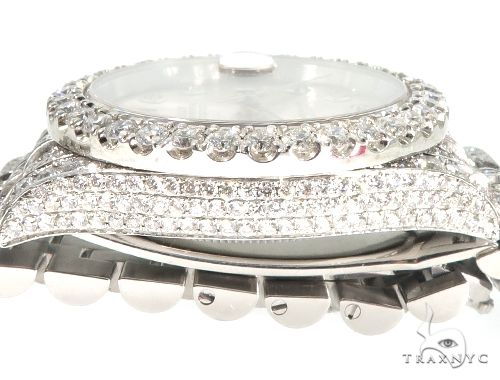 Custom Fully Iced Out Datejust Rolex Watch 64126 - Image 7