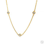 Diamond Bezel Necklace 20 Inch 70332 - Image 4