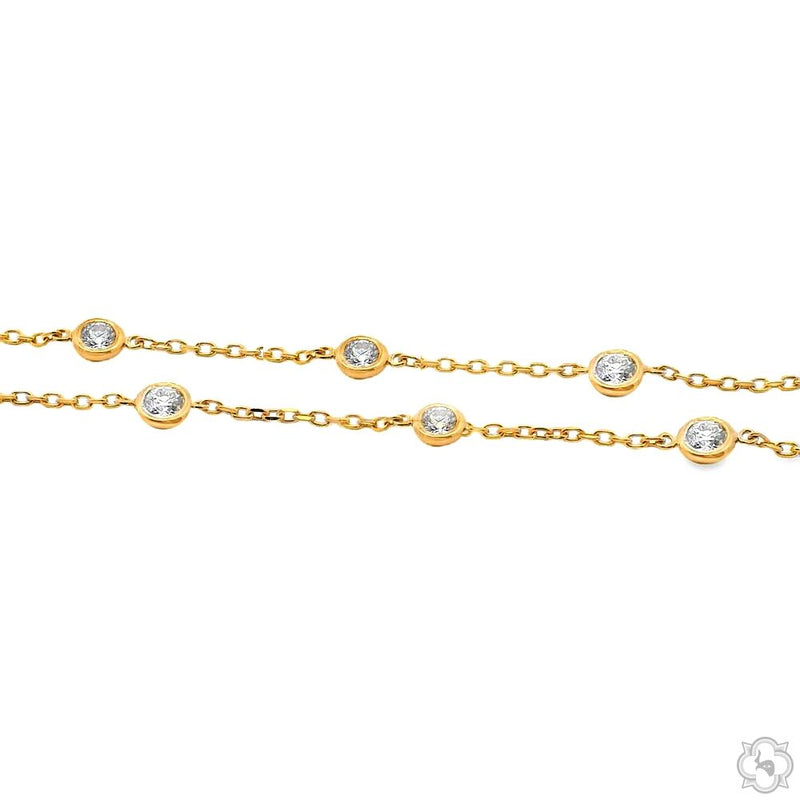 Diamond Bezel Necklace 20 Inch 70332 - Image 6