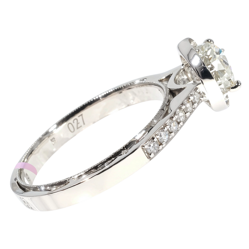 Diamond Halo Engagement Ring 64493