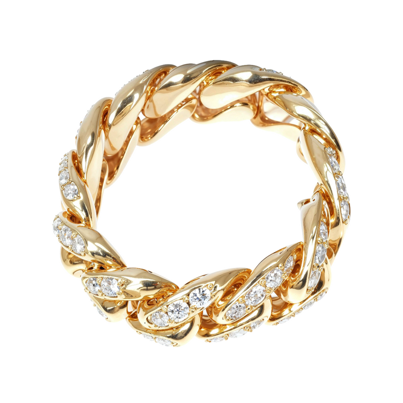 Diamond Miami Cuban Link Ring 64199