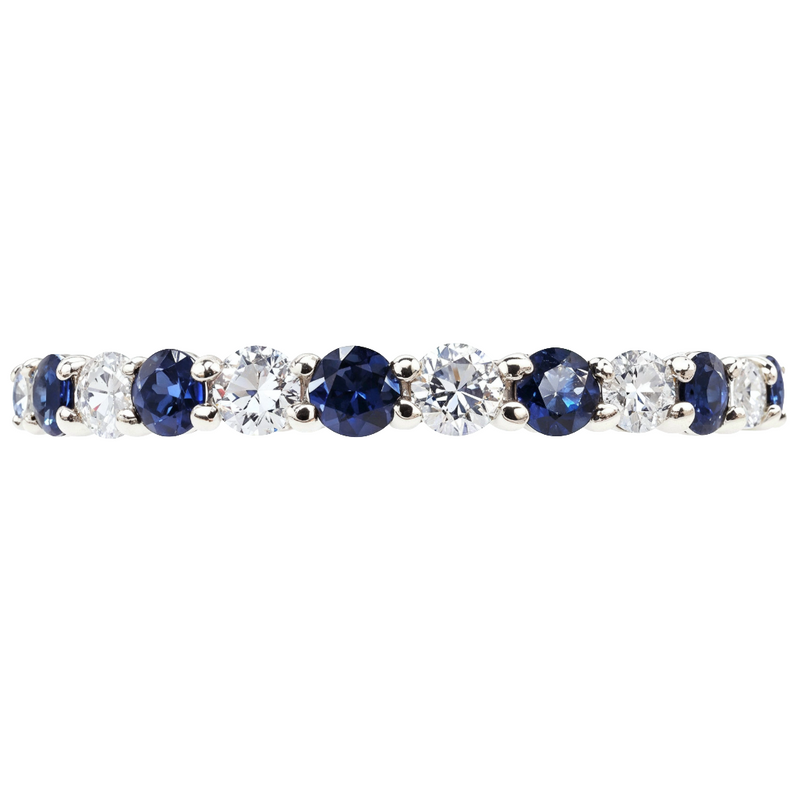 Blue Sapphire Diamond Ring 26860