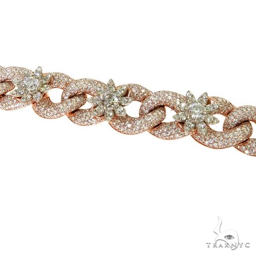 Diamond Infinity Flower Cuban Chain 69709 - Image 3