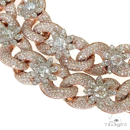 Diamond Infinity Flower Cuban Chain 69709 - Image 6