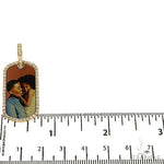Dog Tag Diamond Frame Photo Pendant 67906 - Image 5