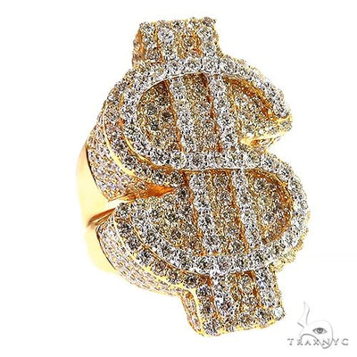 Dollar Sign Diamond Ring 68795 - Image 1