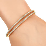 Double Row Diamond Tennis Bracelet 70706 - Image 6