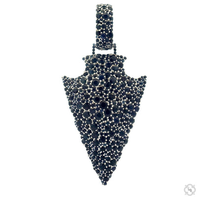 Double Side Arrowhead Pendant .925 Silver 70831 - Image 1