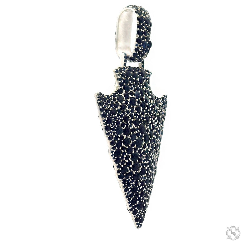 Double Side Arrowhead Pendant .925 Silver 70831 - Image 2