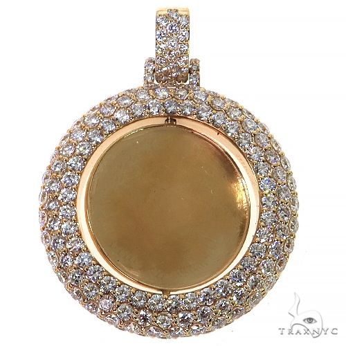 Double Side Spinning Diamond Photo Pendant 68476 - Image 1