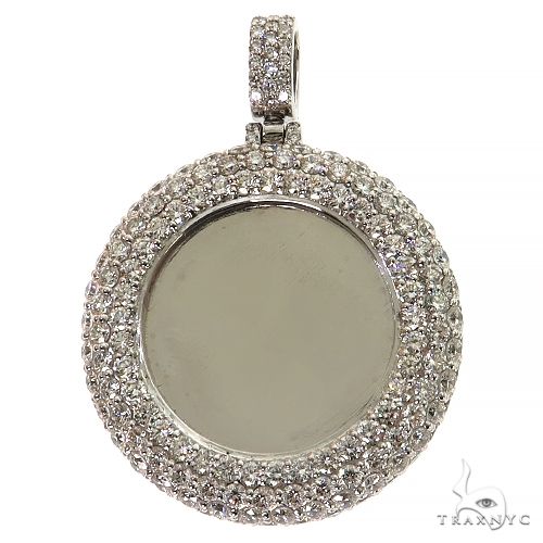 Double Side Spinning Diamond Photo Pendant (Lab) 68527 - Image 1