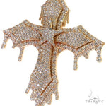 Drip Cross Diamond Pendant 69693 - Image 3