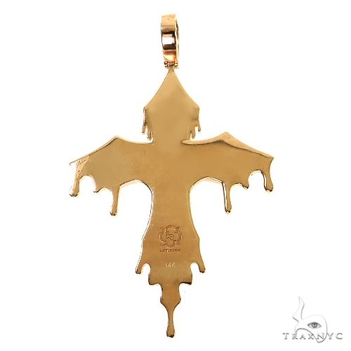Drip Cross Diamond Pendant 69693 - Image 4