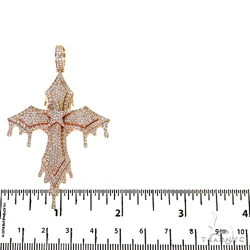 Drip Cross Diamond Pendant 69693 - Image 5