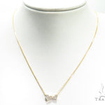 Double Cute Heart Diamond Necklace 40808 - Image 10