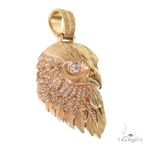 Eagle Head Diamond Pendant Small 69918 - Image 2