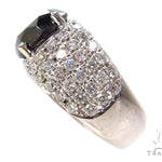Eiffel Black Diamond Wedding Ring 40417 - Image 4