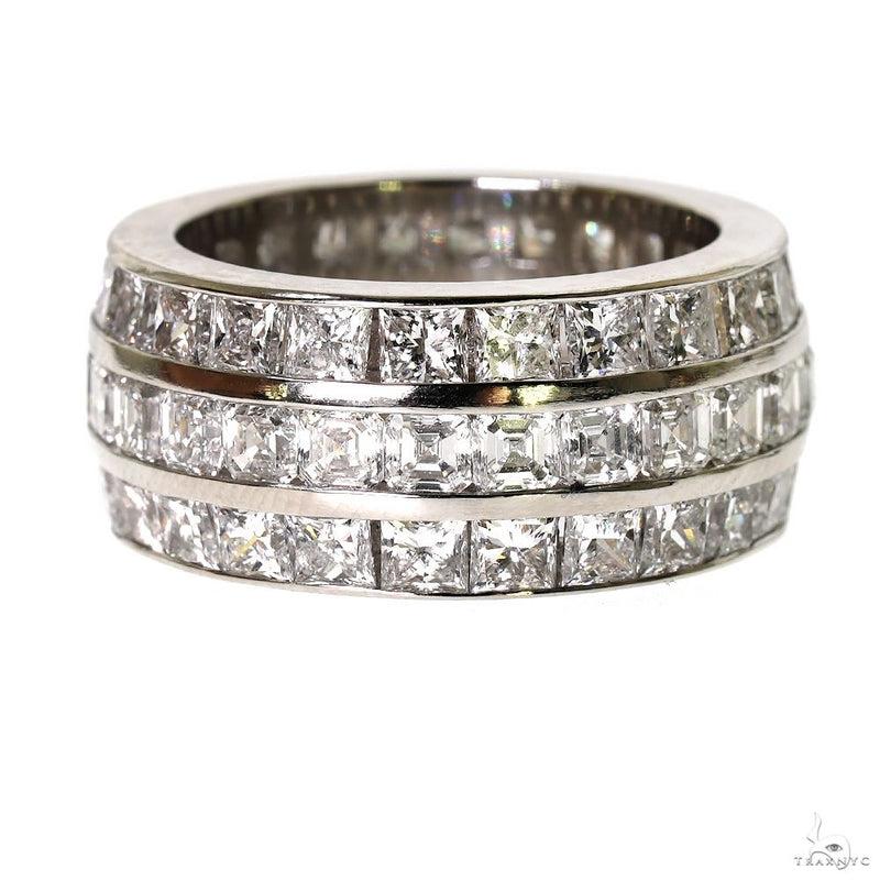 Elegant Fusion 3 Row Eternity Diamond Ring 70095 - Image 1