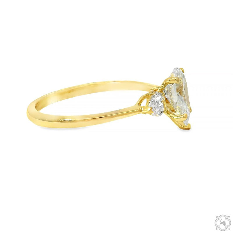 Elegant Pear Shape Diamond Ring 70287 - Image 4