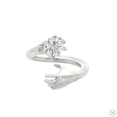 Embrace Diamond Ring .925 Silver 70751 - Image 1