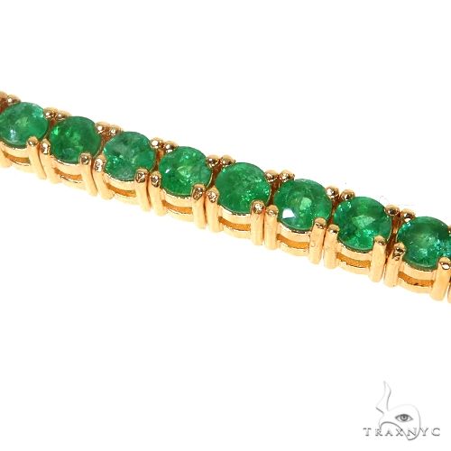 Emerald 20 Pointer Tennis Bracelet 67489 - Image 3