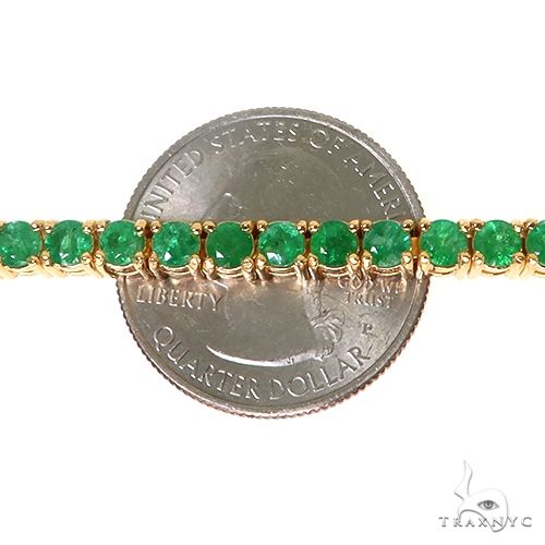 Emerald 20 Pointer Tennis Bracelet 67489 - Image 5