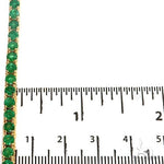 Emerald 20 Pointer Tennis Bracelet 67489 - Image 6