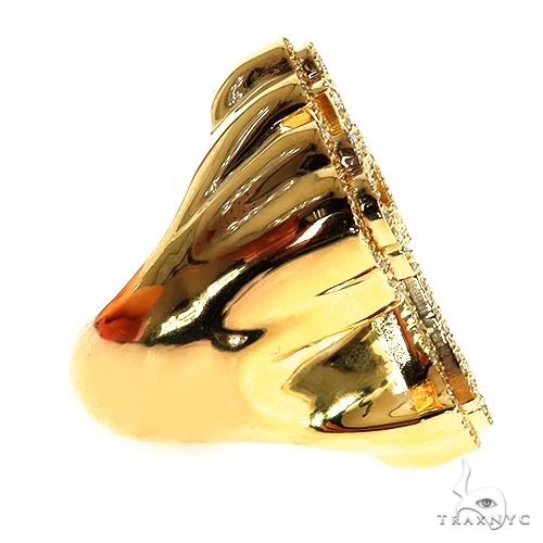 Emerald Cut Diamond Cross Ring (Lab) 68786 - Image 3